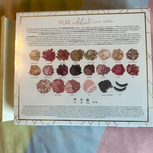 NWT Pur Celebrate “Love Your Selfie” Sweet 16 Makeup Kit - Picture 6 of 8